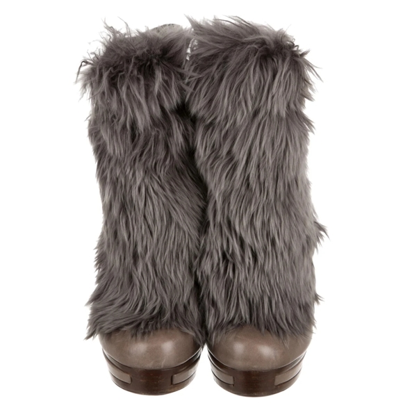 Gucci Alpaca Trimmed Boots - Picture 2 of 8